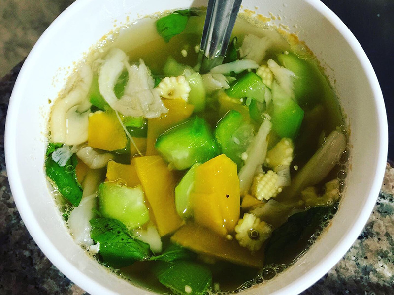Thai herb soup